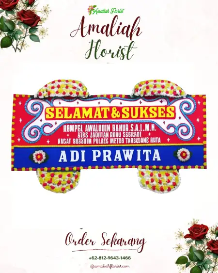 Papan Bunga Ucapan Selamat Latsari